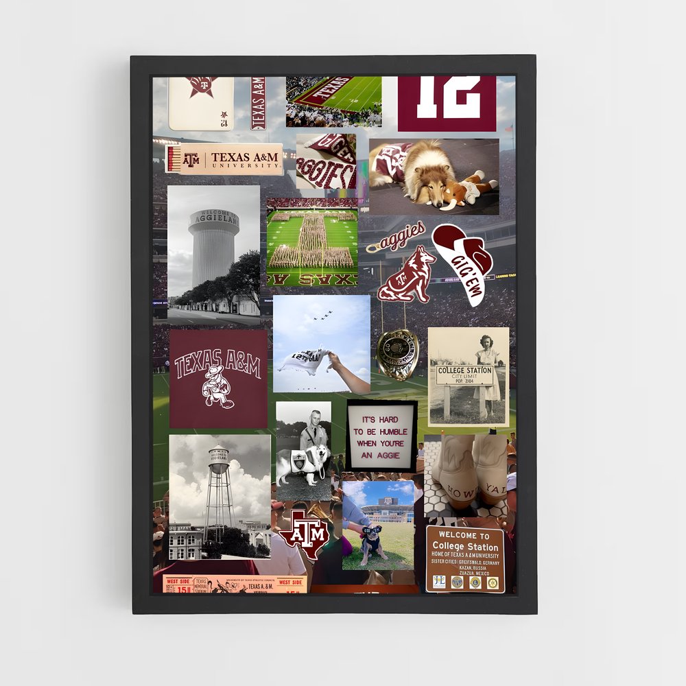 Poster Aggies en Fête – affiche Baseball (vue 2)